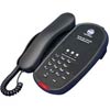 Bittel 58 Series 58B3-B Single-Line Corded Hospitality Phone with 3 Guest Service Buttons - Black