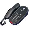 Bittel 58 Series 58B2-5S-B 2-Line Corded Hospitality Speakerphone with 5 Guest Service Buttons - Black