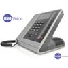 UNOAS S - Bittel - Single-Line Corded Hospitality Speakerphone - Silver - UNOAS-S, UNO Series Phones, Hospitality Phone, Guest Room Phone, Hotel Phone