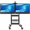 RPS-500L - Avteq - Double Plasma/LCD Cart (Executive Series) - plasma, lcd, shelf, stand
