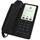 Bittel 12 Series 12S-3B Single-Line Corded Hospitality Speakerphone - Black with 3 Guest Service Buttons