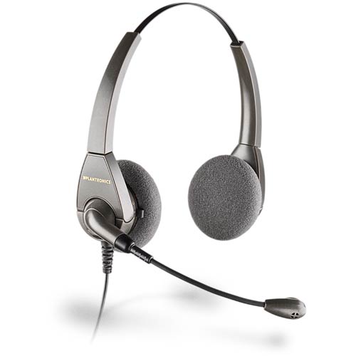 Plantronics H101N Encore Noise-Canceling Headset W/ Ear Cushions 