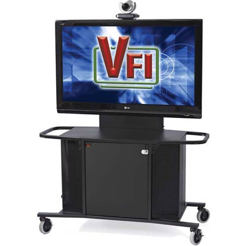 Package I Video Furniture International Metal Monitor Cart And