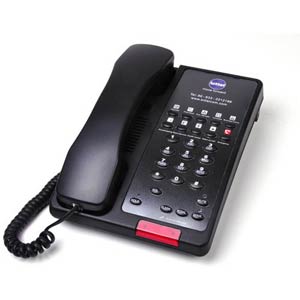 Bittel Budget Select 38AS-10B Single Line Corded Hospitality Phone w/ 10 Guest Service Buttons and Speakerphone