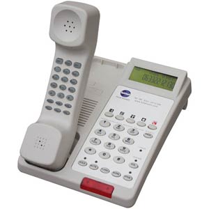 Bittel 38 Cordless 38DCT-CID5SB Single Line Cordless 1.9 GHz DECT Hospitality Phone w/ 5 Guest Service Buttons, Speakerphone, and Caller ID