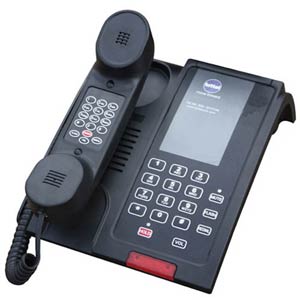 Bittel 48 Series 48B+-B Single-Line Corded Hospitality Phone - Black