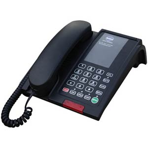 Bittel 48 Series 48B+S2-B 2-Line Corded Hospitality Speakerphone - Black