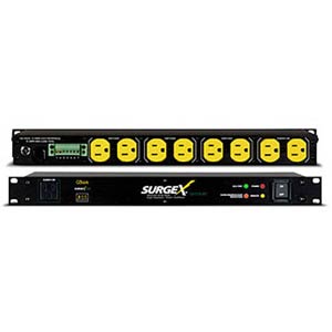 SX-1115 IP - SurgeX - 1RU 9 Outlet 15A / 120V UPS Web Enabled Power Conditioning Management System - SX-1115 IP, UPS, Surge Protector, Universal Power Supply, Uninterruptible Power Supply