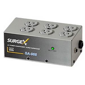 SA966 - SurgeX - 6 Outlet 8 Amp Surge Protector and Power Conditioner - SA966, UPS, Surge Protector, Universal Power Supply, Uninterruptible Power Supply
