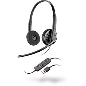 Blackwire C320-M - Plantronics - UC Binaural USB Headset for Microsoft Lync