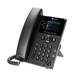 285 HP Poly VVX 250 4-Line Desktop Bussiness IP Phone with Power Supply