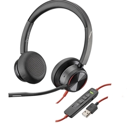 631 HP Poly Blackwire 8225 Stereo USB-C Wired Headset