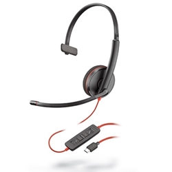 1043HP Poly Blackwire 3215 Monaural USB-A Headset (Bulk)