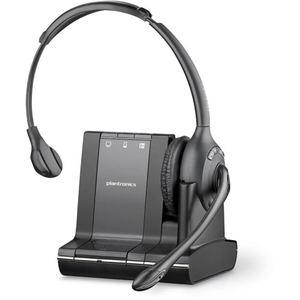 SAVI W710-M - Savi W710-M Wireless UC Headset for Lync - Plantronics - Lync Optimized Bluetooth and DECT Monaural Wireless Headset - W710-M, W710M, 710