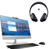 Desk/Focus Rooms Solution with HP G6 All-in One with Zooms and Bose 700 UC Headphones
