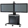 Package D - Video Furniture International - - Dual Monitor Mount and  Monitor Cart for 32