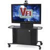 Package I - Video Furniture International - Metal Monitor Cart and Single Monitor Mount for 40