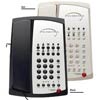 3102MWD A - TeleMatrix - 2-Line Hospitality Speakerphone with 10 Guest Service Buttons  - Ash - 32359, Hospitality Phone, Guest Room Phone, Hotel Phone, 3100 Series, Marquis Series