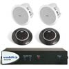 EasyTalk USB Audio Bundles System E - Vaddio - USB audio conferencing solution for medium size rooms using PCbased unified communication applications requiring table mics and ceiling speakers - easyusb