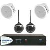 EasyTalk USB Audio Bundles System D - Vaddio - USB audio conferencing solution for medium size rooms using PCbased unified communication applications that requiring ceiling installation - easyusb