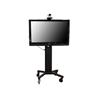 Package N - Audio Visual Furniture International - Metal Monitor Cart and Dual Monitor Mount for 42