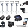 Teams Live Events Kit Pro Package: includes: Microsoft Surface Book 3 (i7/15in/32gb/512/Quadro) Two Jabra Speak 750 MS Rode Wireless Lapel Mic Rode Camera Shotgun Mic Elgato Streamdeck Logitech Rally Camey Sony A6600 with Kit Lens (16mm-55mm) Four LumeCube Broadcast Kits Two U-TAP HDMI & Ingest Tripods and USB Hubs