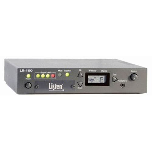 LR-100-072 - Listen - LR-100 72 Mhz Stationary FM Receiver/Power Amplifier - LR-100-072, LR-100, FM Receiver, Power Amplifier
