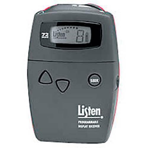 LR-500-072 - Listen - Technology LR-500 72 Mhz Programmable Display Receiver - LR-500, Listen Technology, Portable Programmable Display Receiver