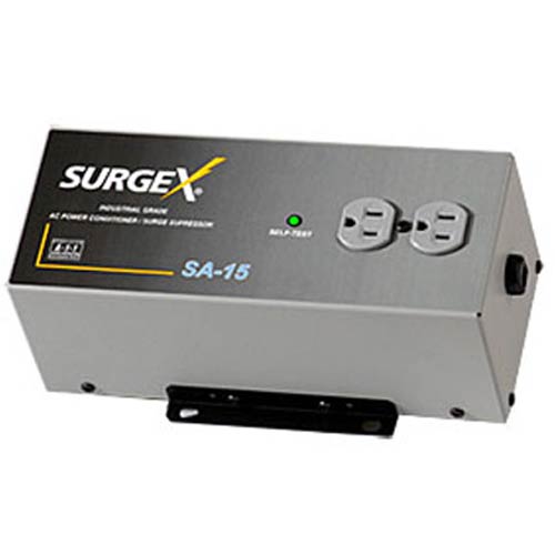 SA15 SurgeX 2 Outlet 15 Amp Surge Protector and Power Conditioner