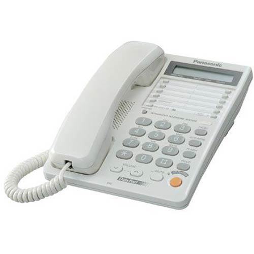 Panasonic PAN-KX-TS108 Single Line Corded Office Desk/Wall Phone