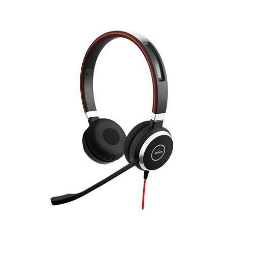 Jabra Evolve 40 Stereo Headset - Professional mid-range wired office headset. Stay focused in noisy environments with passive noise cancellation.