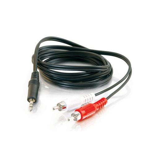 CTG-40423 | CablesToGo 3.5mm Stereo to RCA Male Cable 6FT