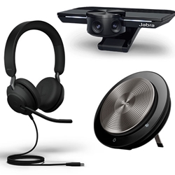 Microsoft Jabra Kit 1 - Speak 750 Speakerphone + PanaCast Camera + Evolve2 40 Headset