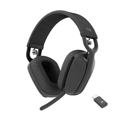 Zone Vibe Wireless is comprised of memory foam and is lighter than typical over-the-ear headsets.  The image is for illustration purposes only and may differ from the actual product. With a soft knitted fabric for many hours of work