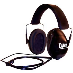 LA-171 - Listen Technologies - Noise Reduction Headphones - la171, la 171, noise canceling headphones