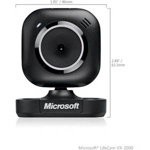 LifeCam VX-2000 - Microsoft - Webcam with VGA video sensor - YFC-00001, life cam, web cam