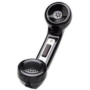 PTS-500-OP3 - Clarity - Walker 6Wire Handset w/ 9' Cord  Black - Clarity, Walker, Push-to-Signal, ET G-style, 50294.001, 50294-001