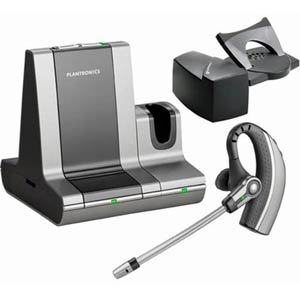 Plantronics Savi Office WO200 HL10 Bundle Over-the-Ear Noise Canceling Wireless UC Headset System with Handset Lifter