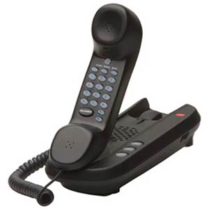 IPN341591 - Teledex - iPhone Trimline Twoline w/ Message Waiting Line  Black - 0IST2113, iphone, trimline, AT1202