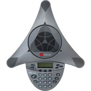 Polycom Soundstation VTX 1000 Analog Conference Phone with Polycom HD Voice, Expandable Mic System, and Subwoofer