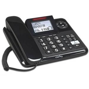 E814 - Clarity - Amplified Corded Phone with Digital Answering Machine - assistive listening