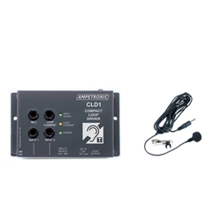 CLD1-CT - Listen Technologies - Compact Loop Driver with Tie Clip Microphone