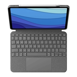 Logitech Combo Touch - keyboard and folio case - with trackpad - oxford graysg