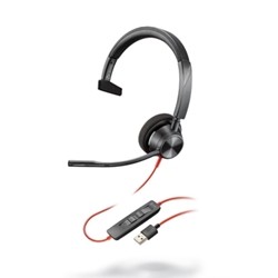 1030HP Poly Blackwire 3315 Microsoft Teams Certified USB-A Headset