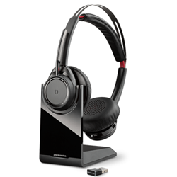 1054HP Poly Voyager Focus B825 USB-A Headset +Charging Stand