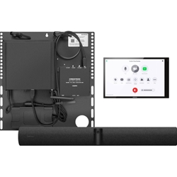7587Crestron Flex Small Room Conference System with Jabra® PanaCast® 50 Video Bar and Wall Mounted Control Interface for Zoom Rooms® Software