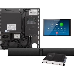 7590Crestron Flex Advanced Small Room Conference System with Jabra® PanaCast® 50 Video Bar and Wall Mounted Control Interface for Zoom Rooms™ Software