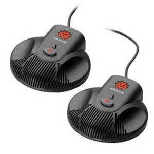 2200-16155-001 -  Soundstation2 Extension Mics - Polycom - Two Mic Pods for Wired Soundstation2