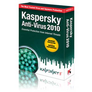 Kaspersky Anti-Virus Home Edition 2010 with 3 Users and 1 Year License