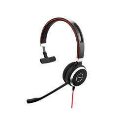 Jabra Evolve 40 Mono Headset for Lync - Professional mid-range wired office headset. Stay focused in noisy environments with passive noise cancellation.